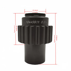0.32X C Mount Adapter Trinocular Stereo Microscope Camera Adapter for Leica S6D S9D MS5 MZ6 M125 M205