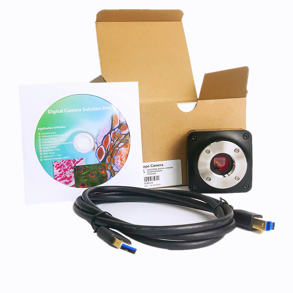 8.3MP 70fps Biological Darkfield Fluorescence USB3.0 Digital Microscope Camera with IMX585 1/1.2” Sensor E3ISPM08300KPD